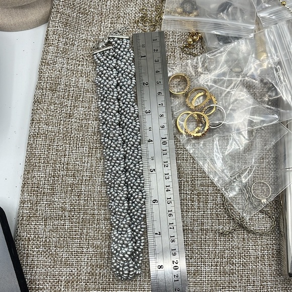 Vintage Honora 16-20" Adjustable Grey Pearl Necklace - Picture 15 of 16